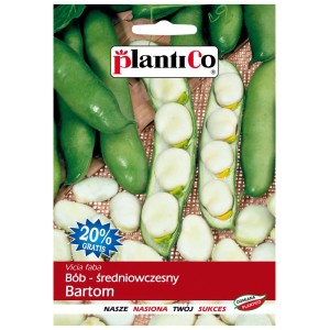 Opakowanie nasion bobu (fasoli) średnio wczesnego odmiany Bartom.