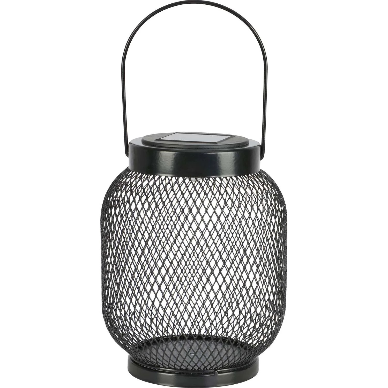 Latarenka solarna LED LEVATA IP44 śr. 14,5 cm czarna