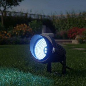 Goldlux Reflektor zewnętrzny LED KYRA 3W RGB 300lm IP66 wbijany czarny