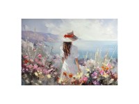 Obraz Canvas Malowany HP019 Amelia 70 x 100 cm