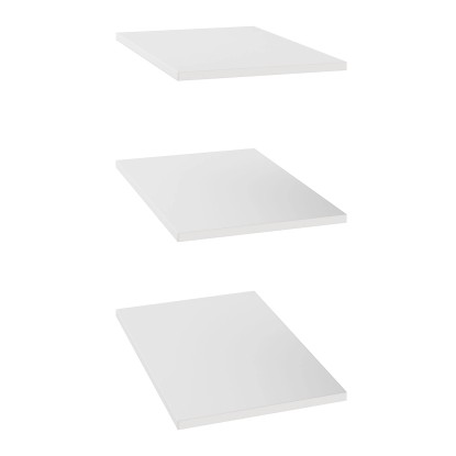 Półki białe 3 szt. do korpusu 37,6 x 58 cm Garderoby/Szafy Modułowe
