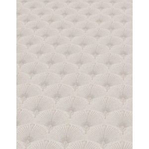 Tapeta flizelinowa Erismann Versailles Antoinette, taupe z wzorem wachlarza.