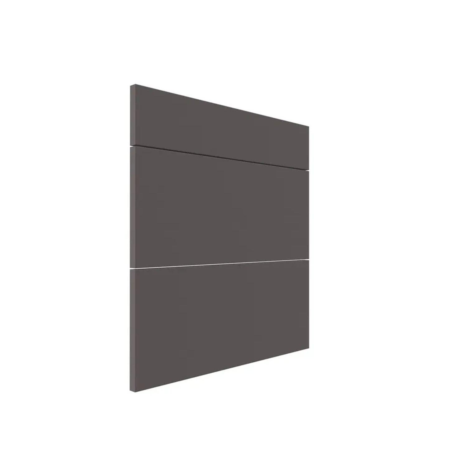 Trzy fronty do szafki z szufladami Roma 60 cm grafit mat