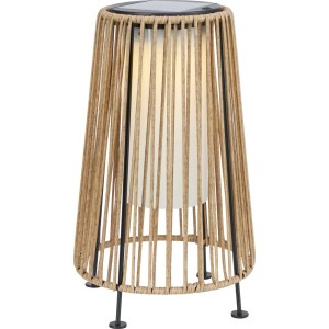 Lampa solarna stojąca SADALI kosz wys. 35 cm IP44 natural