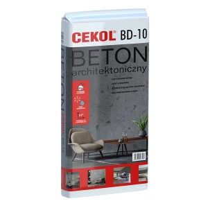 CEKOL BD-10 Beton architektoniczny, worek do Suche zaprawy.