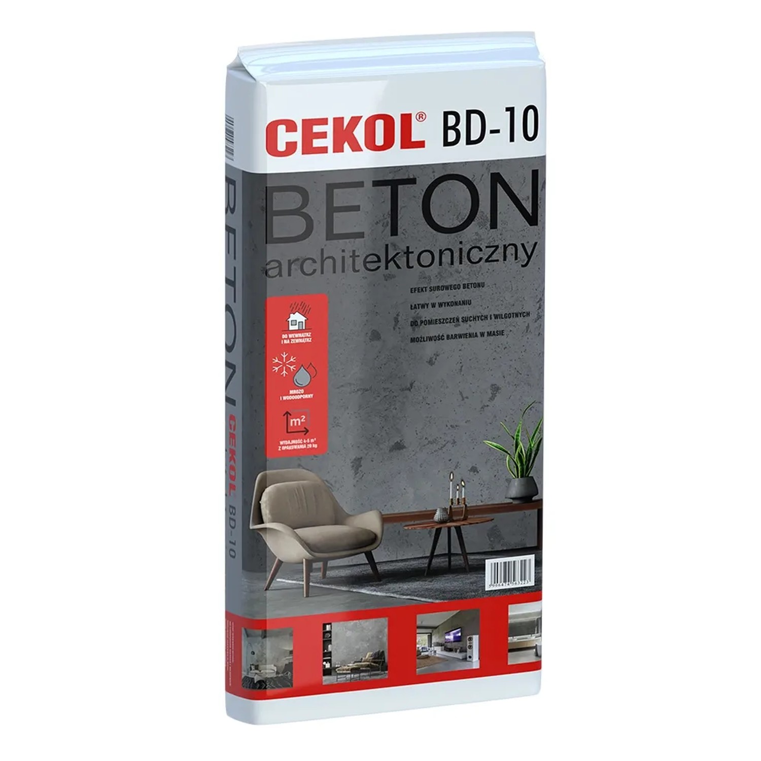 Cekol Beton architektoniczny BD-10  w worku 20 kg