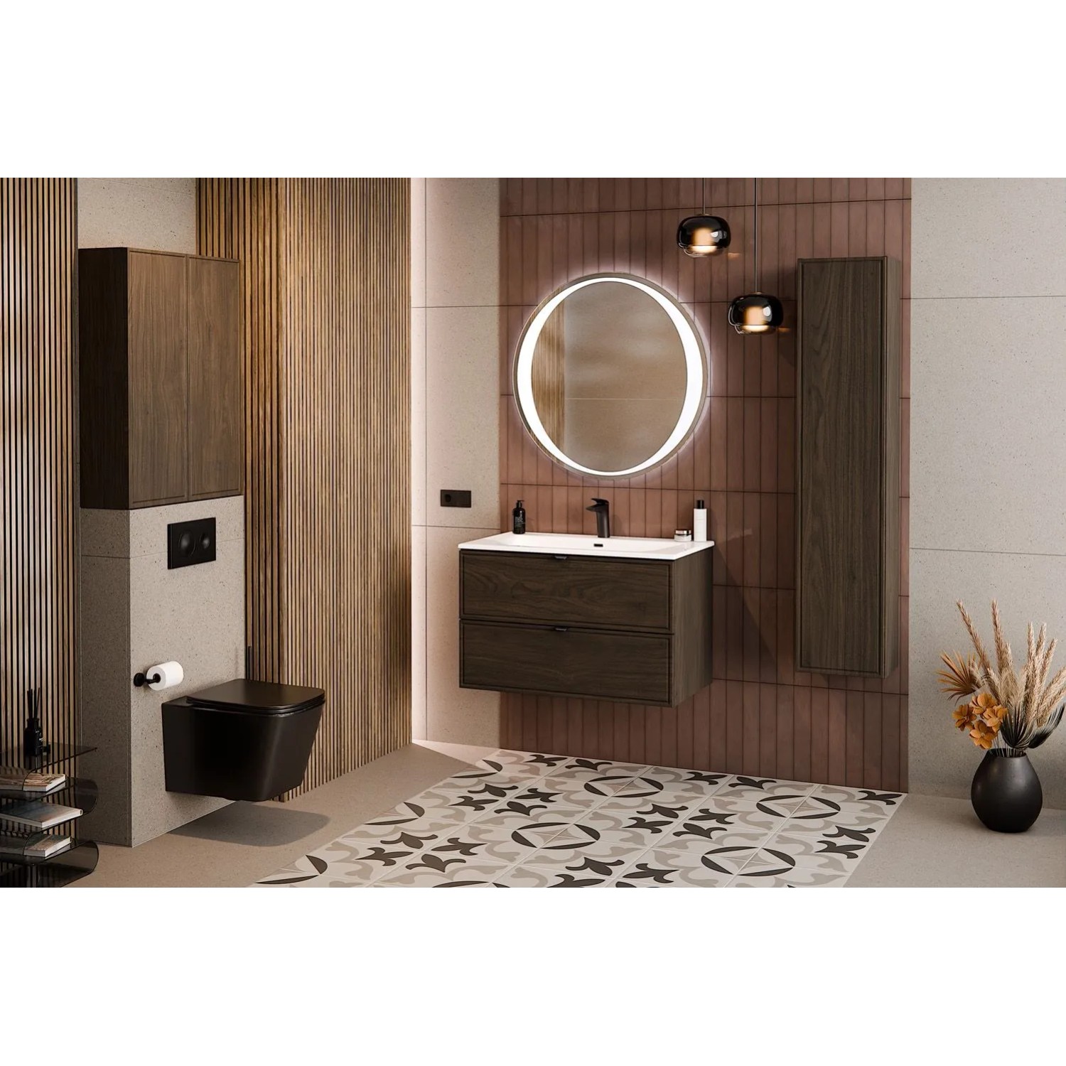 Slupek Terra orzech Villa 1D 140 cm 30x26x140_7