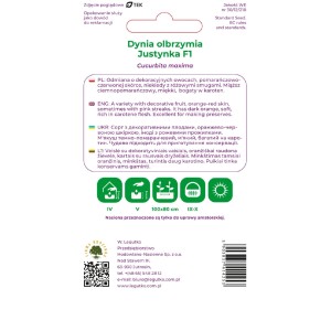 Legutko Dynia olbrzymia Justynka 4g