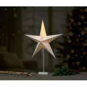 Gwiazda stojaca papierowa LED 75 cm