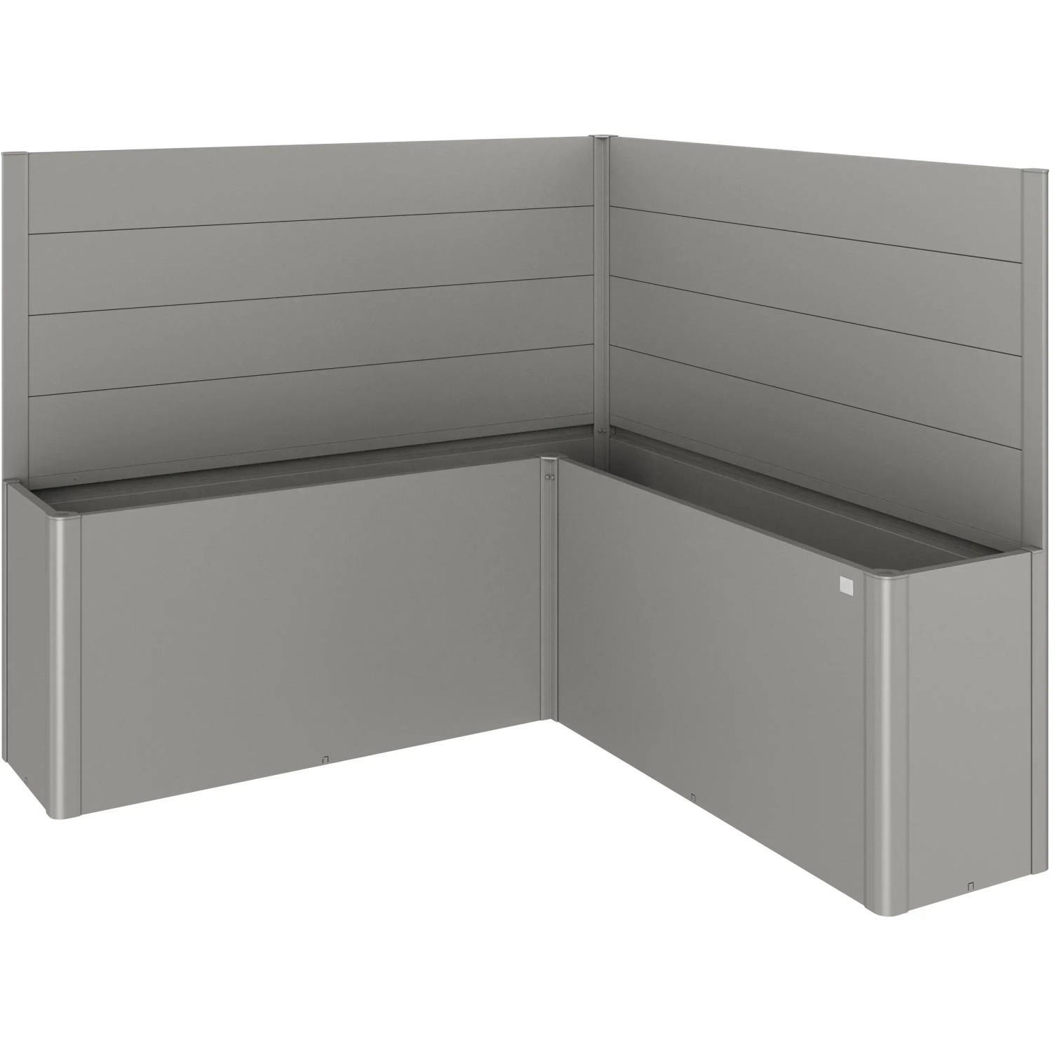 Biohort Panel ogr. Belvedere, bez szkła akryl. L200, kwarc-metaliczny - 2 szt.