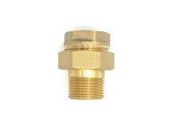 Fluvius Śrubunek prosty z o-ringiem mosiądz 1/2