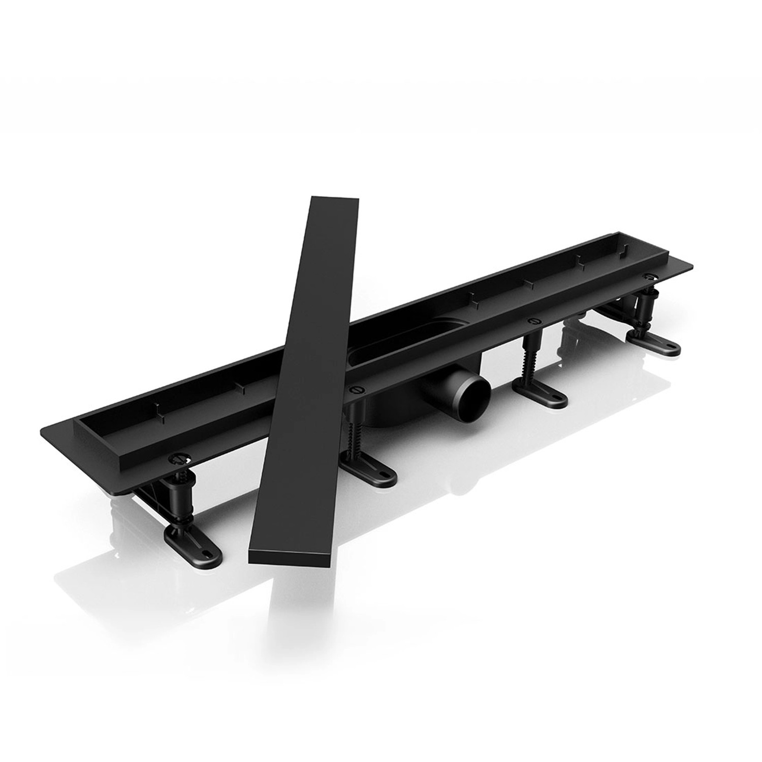 Odpływ liniow 2w1 SmartDrain 50 cm czarny