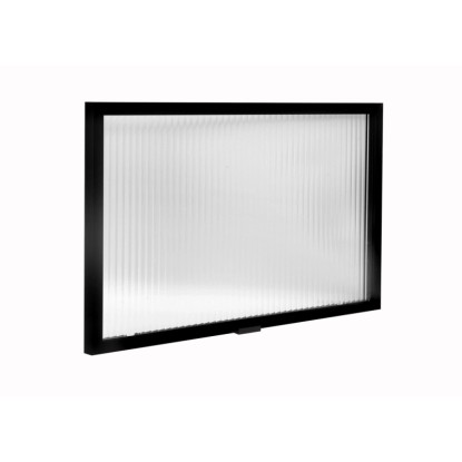 Front kuchenny BRW 40 cm okap czarny szkło Flutes