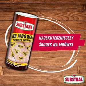 Substral środek na mrówki, zwalcza gniazda. Długotrwałe działanie.