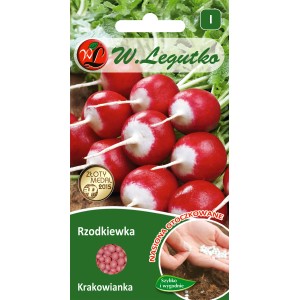 Nasiona rzodkiewki 'Krakowianka' W. Legutko. Nasiona warzyw do ogrodu.