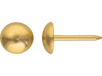 Pinezki tapicerskie 10 x 12,5 mm mosiądz 42 szt