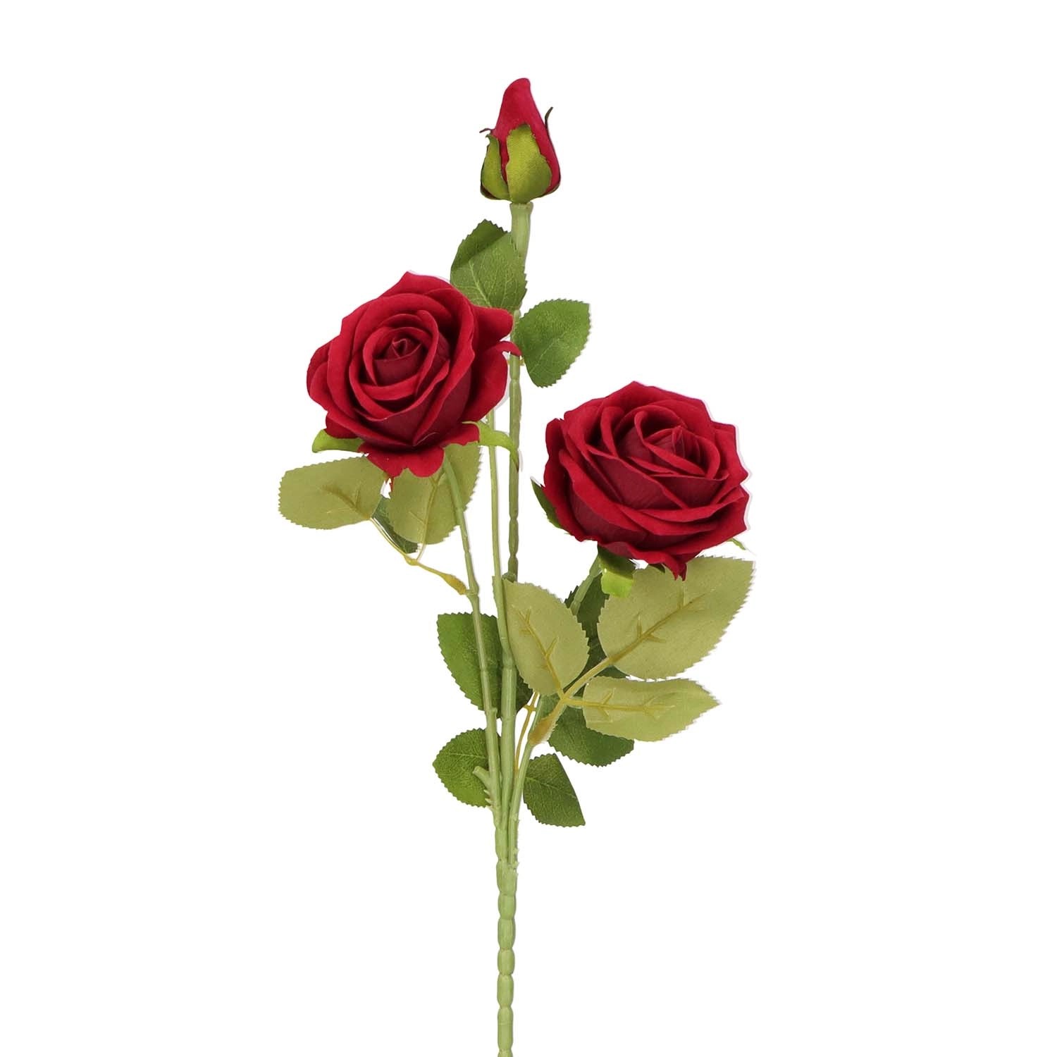 Róża czerwona sztuczna - 60 cm