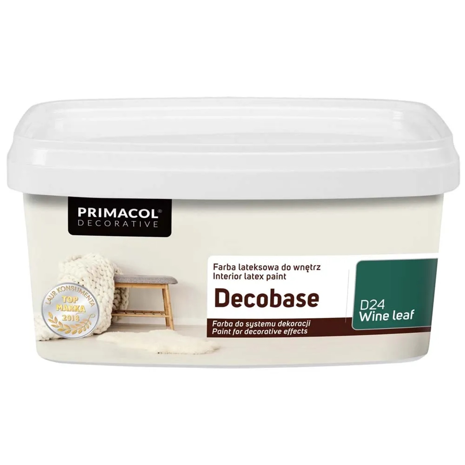 Primacol Emulsja lateksowa Decobase Wine Leaf 1 l