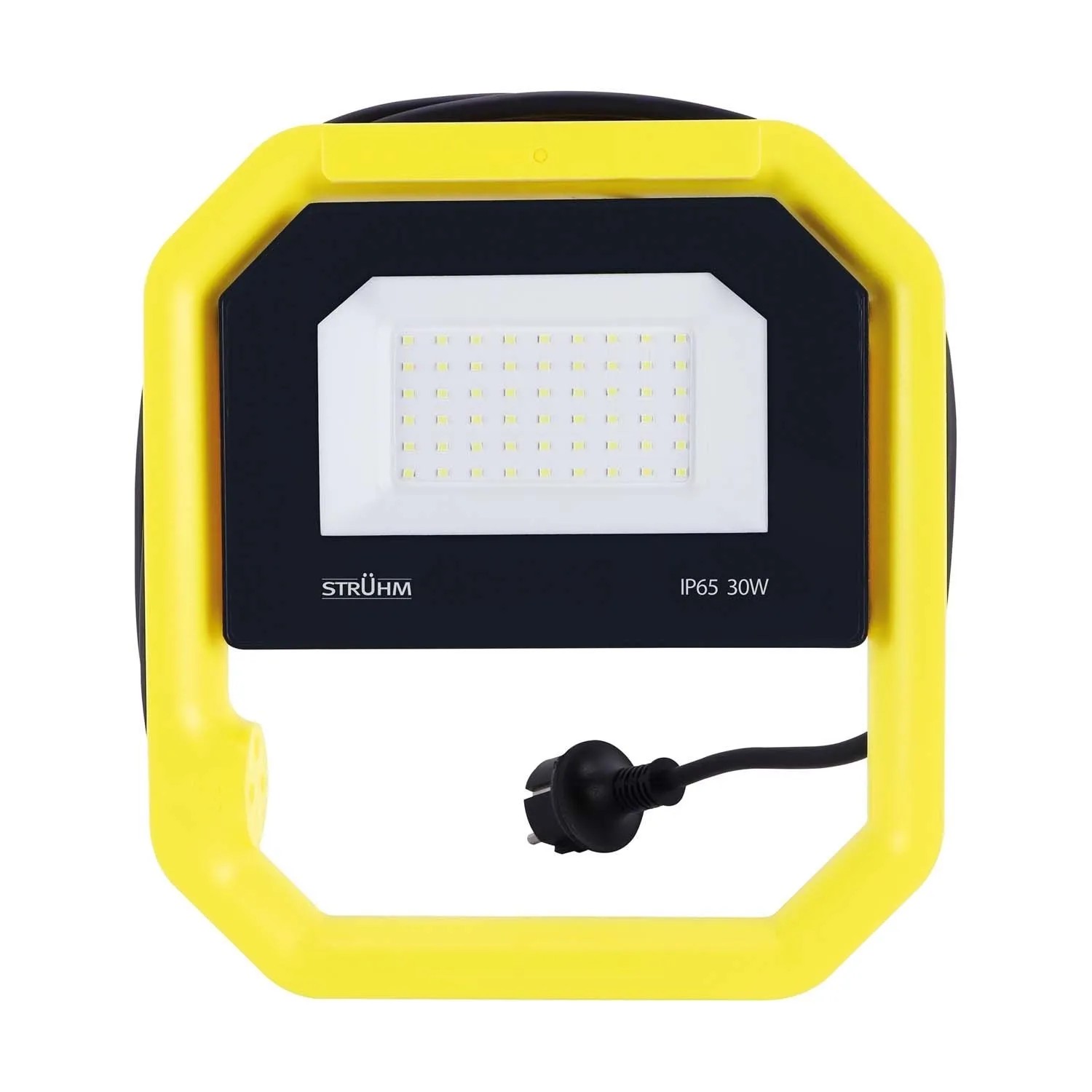 Struhm Naświetlacz przenośny ASLAN LED 30W 5000K 3120lm IP65 czarny/żółty