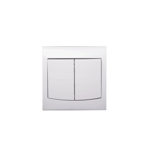 Biały włącznik/przycisk t.b.t. do włącznika ściennego.