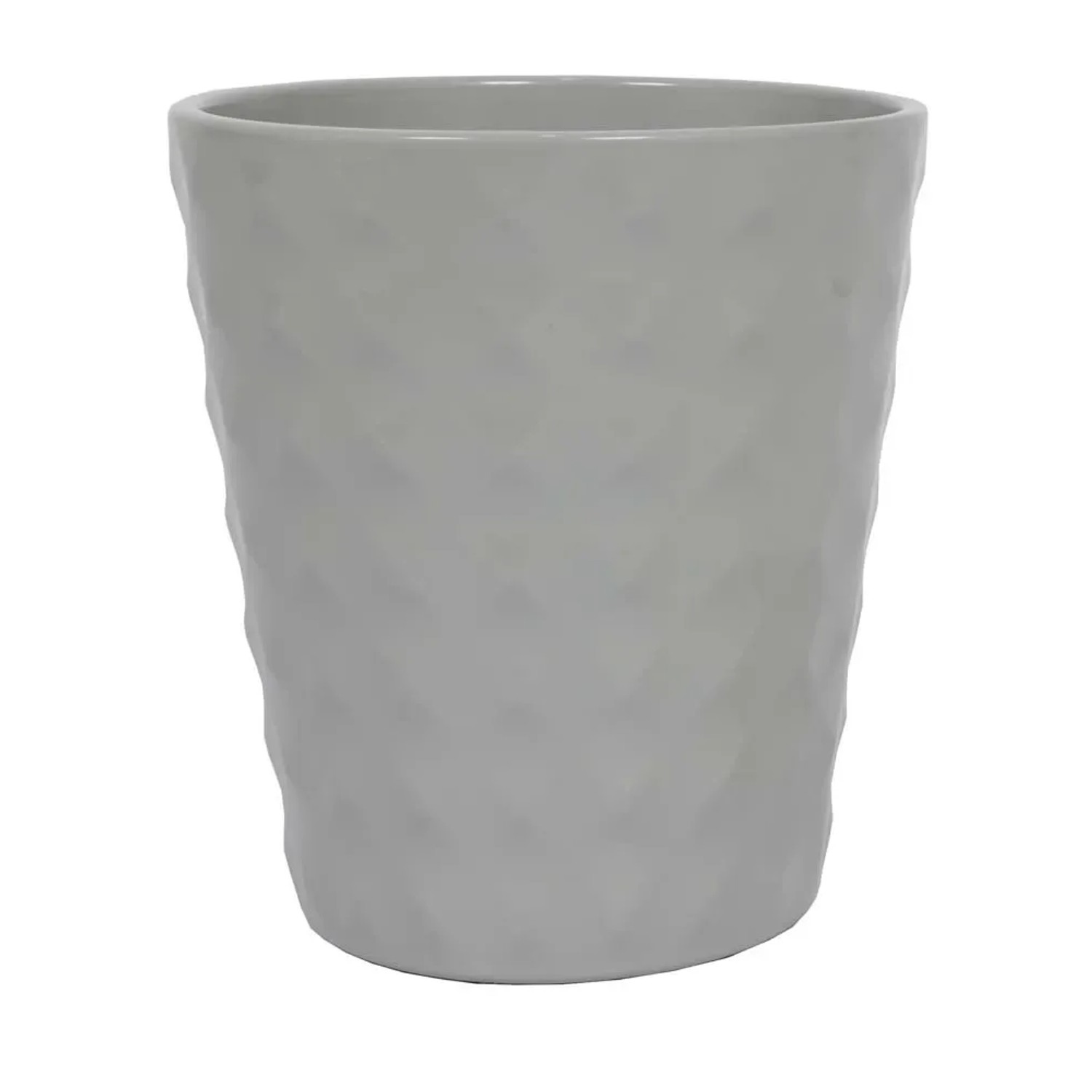 Osłonka ceramiczna Borneo szara - śr. 13 cm