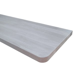 Eurotaxpol Parapet dąb lity olej UV bielony 122x30x2,7