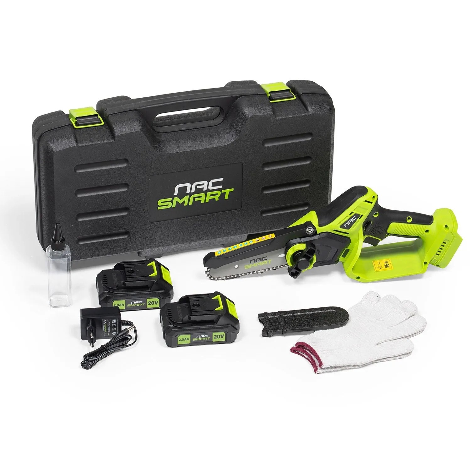 NAC Pilarka łańcuchowa akumulatorowa mini 20 V set