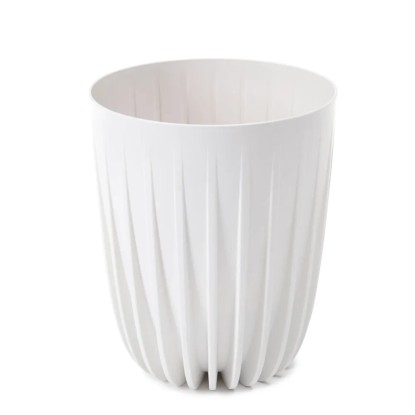 Doniczka Mira recycled biały - 30 cm