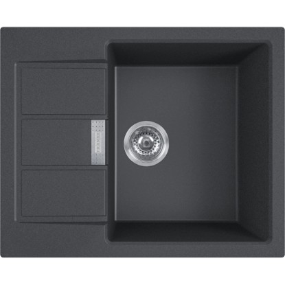 Franke Zlewozmywak S2D 611-62 1-kom. z ociekaczem onyx - 62 x 50 cm