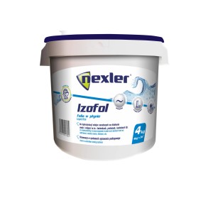 Wiadro folii w płynie Nexler Izofol, 4 kg, do prac uszczelniających wewnątrz.