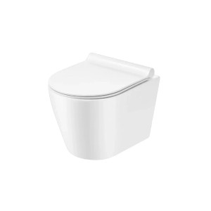 Miska WC Amaro biały połysk bezkołnierzowa 48x36x36