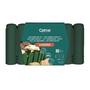 Zielona obrzeże ogrodowa Catral, zestaw 5 szt. Idealna do ogrodów i rabat.