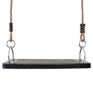 4IQ Gumowe czarne siedzisko 2,5 x 45 x 18 cm