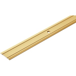 Cezar Profil progowy płaski Złoty aluminiowy 2x30x3000