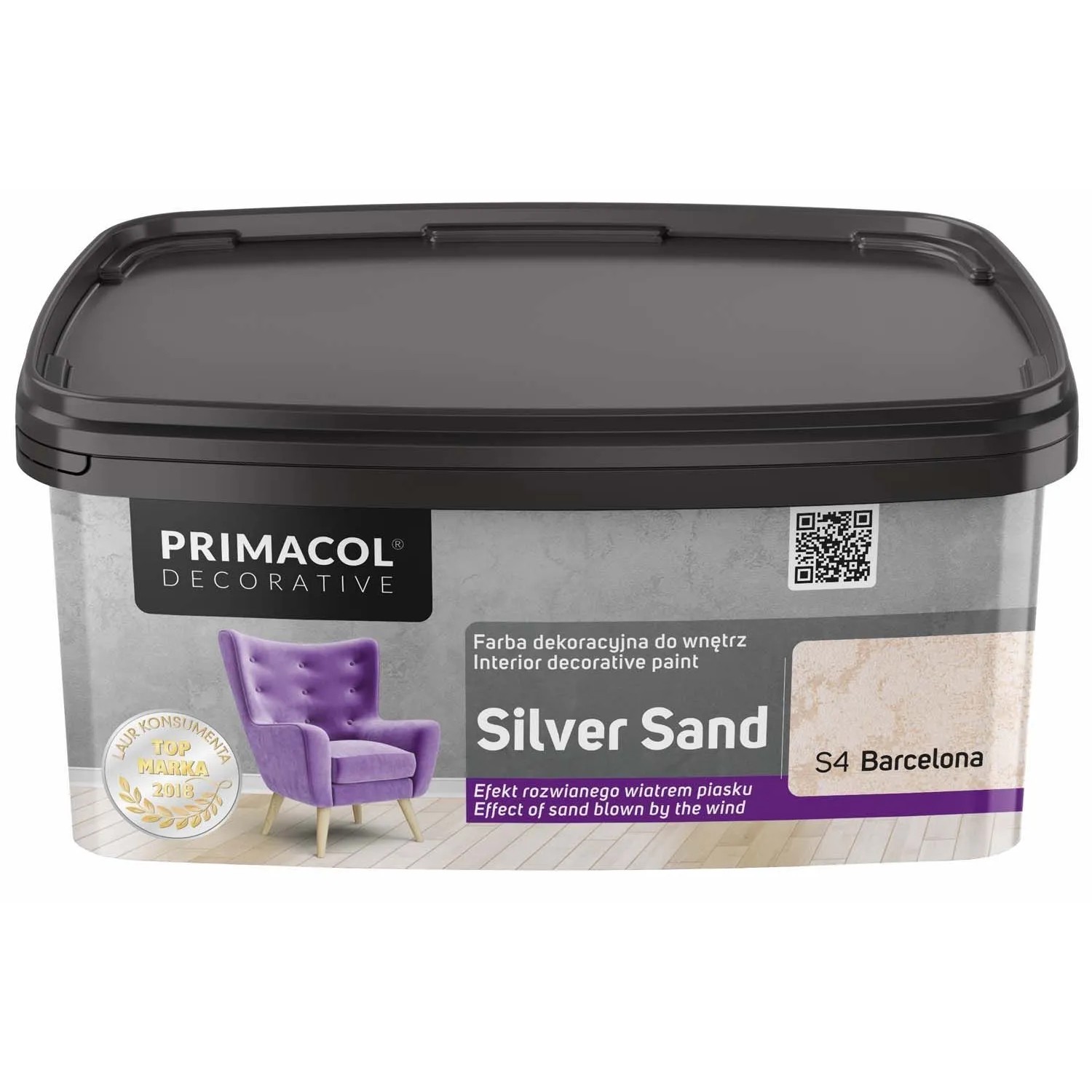 Primacol Farba strukturalna Silver Sand Barcelona 1 l