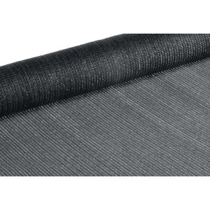 Szara mata ogrodzeniowa t.b.t. w rolce, idealna do ogrodu.