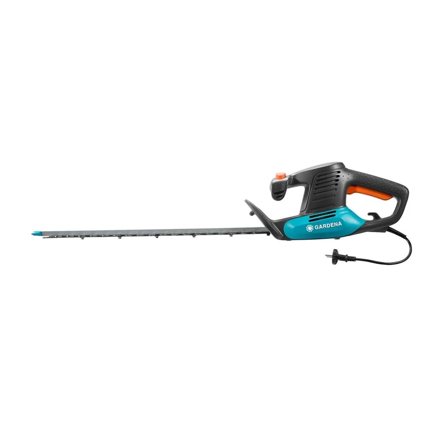 Elektryczne nożyce do żywopłotu Gardena EasyCut 420/45 z ostrzem 45 cm do precyzyjnego cięcia.