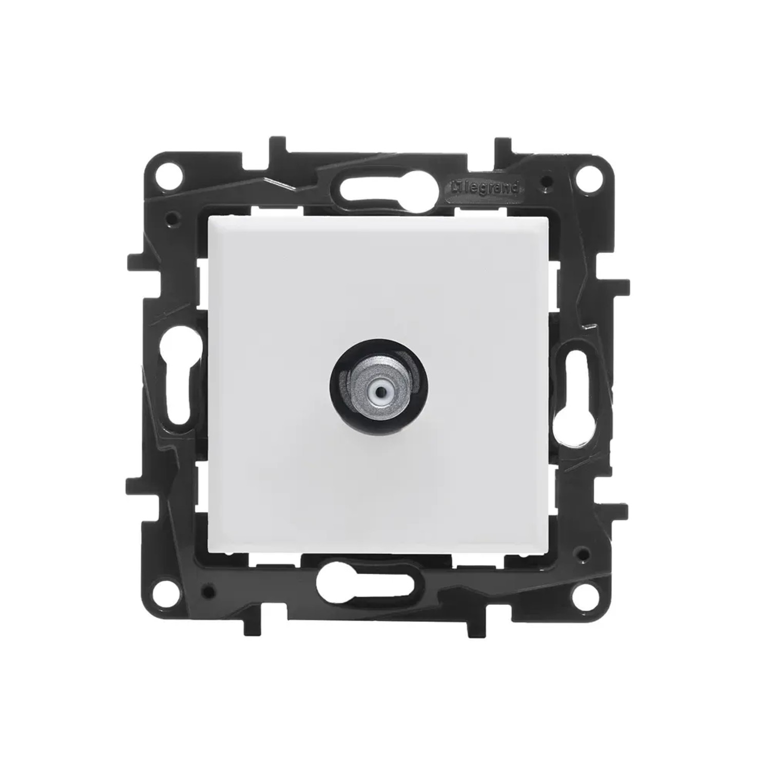 Niloe Step Gniazdo TV  typu F końcowe do instalacji typu gwiazda 1,5 dB, białe