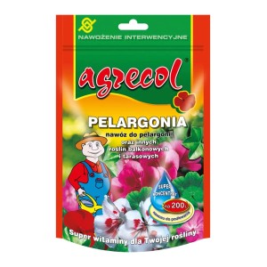 Agrecol Pelargonia nawóz do roślin balkonowych i doniczkowych, opakowanie.