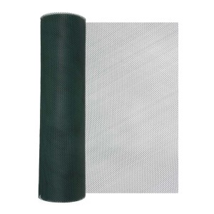 Zielona pomoc ogrodnicza t.b.t. w rolce, ogrodzenie z siatki drucianej do ogrodu.