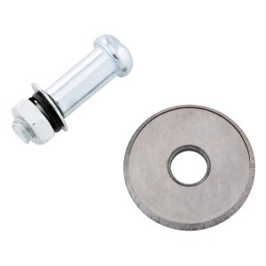 Kółko tnące zamienne (22 mm) do przecinarki do płytek, z śrubą i nakrętką.