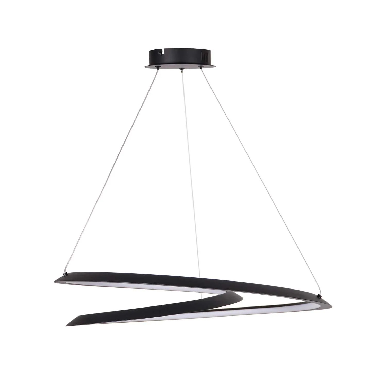 GoldLux Lampa wisząca LED TANGO 44W 4000K 5300lm czarna
