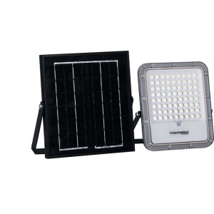 Germina Naświetlacz LED DORADO z panelem sol. 50W 5000K 600lm IP65 chrom