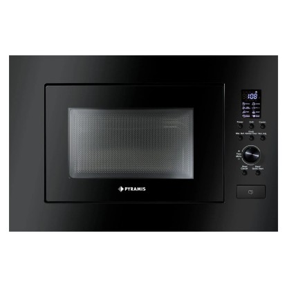 Pyramis Kuchenka mikrofalowa czarna 30 cm