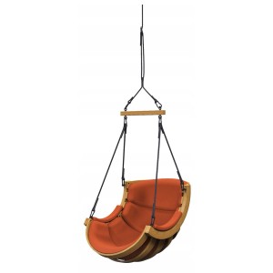 Fotel wiszący ALPHA 1 z belką prostą terracotta