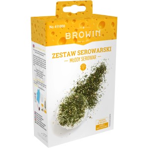 Zestaw serowarski BROWIN do wyrobu młodych serów. Wszystko do produkcji sera.