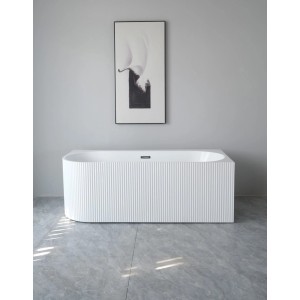Wanna Pula Prawa Plus 170 wolnostojąca przyściennat biała chrom 170 x 80