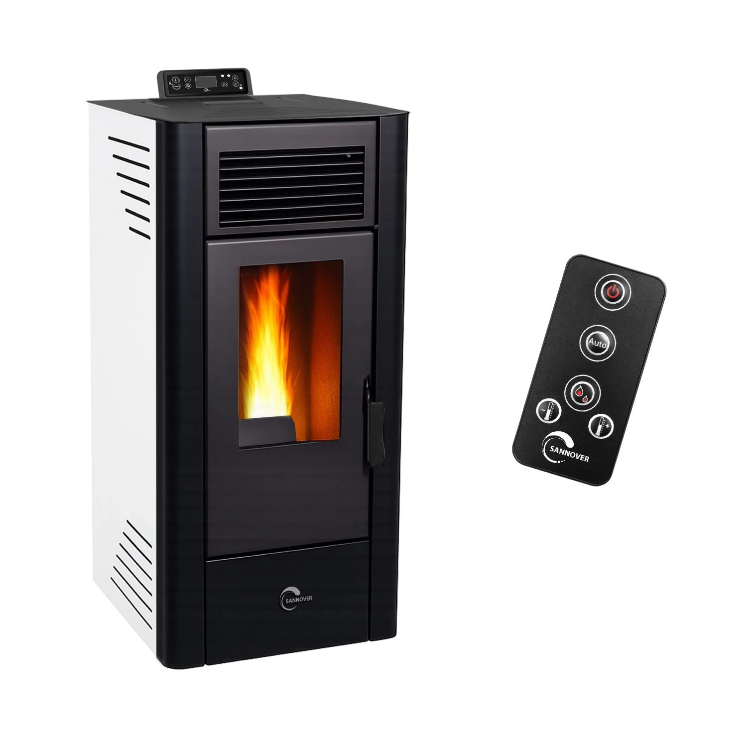 Sannover Piec na Pellet Anita 11,6 kW Biały