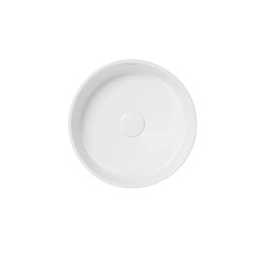 Umywalka nablatowa Kaya 35 biały połysk 35x35x11