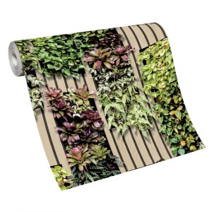 Rolka tapety dekoracyjnej t.b.t. z motywem roślinnym do naturalnej aranżacji ścian.